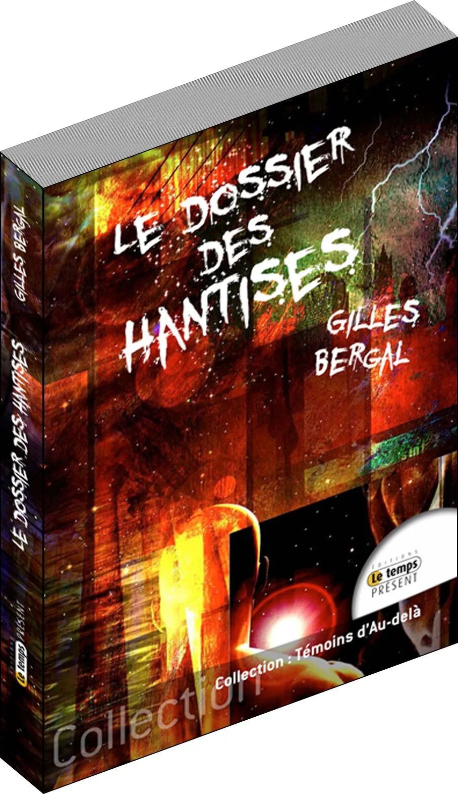 Illustration intérieure du livre « Le dossier des hantises », JMG Éditions