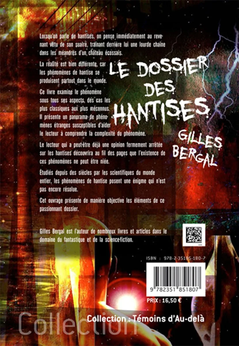 Illustration intérieure du livre « Le dossier des hantises », JMG Éditions