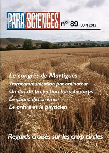 Couverture du livre « Parasciences 89 », JMG Éditions