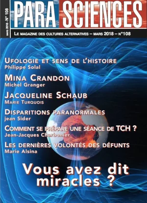 Couverture du livre « Parasciences n°108 », JMG Éditions