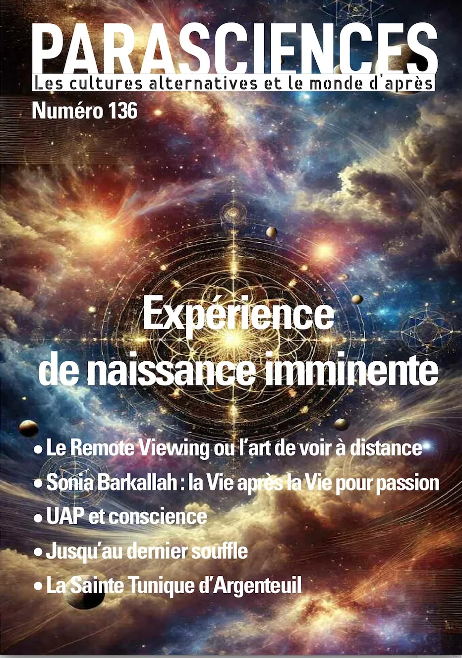 Couverture du livre « Parasciences 136 », JMG Éditions