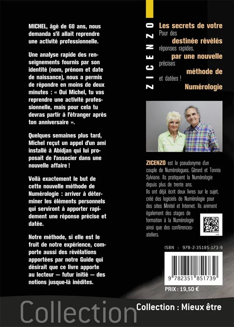 Illustration intérieure du livre « Les secrets de votre destinée révélés par une nouvelle méthode de numérologie », JMG Éditions
