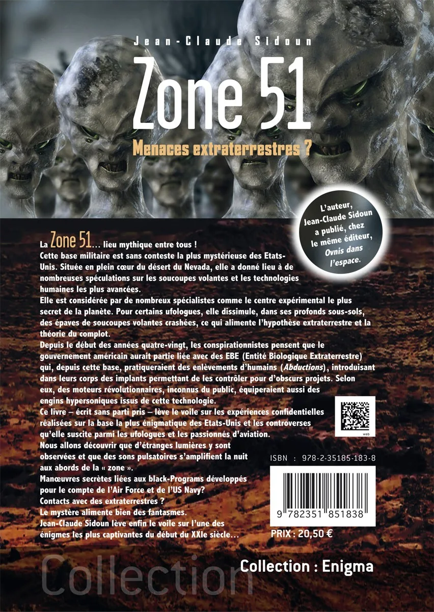 Illustration intérieure du livre « Zone 51 menace extra-terrestre ? », JMG Éditions