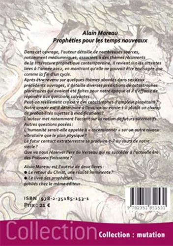 Illustration intérieure du livre « Prophétie pour les temps nouveaux », JMG Éditions