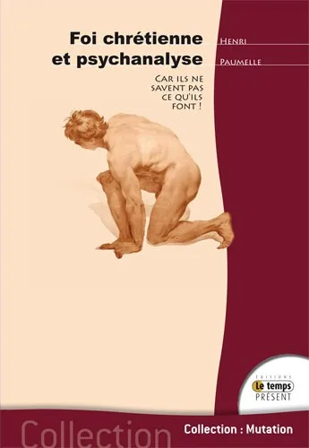 Couverture du livre « Foi chrétienne et psychanalyse », JMG Éditions