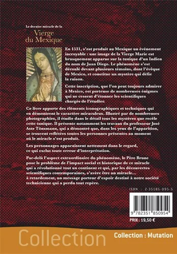 Illustration intérieure du livre « Le dernier miracle de la Vierge du Mexique », JMG Éditions