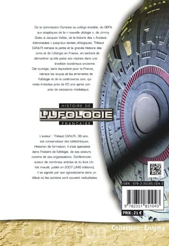 Illustration intérieure du livre « Histoire de l’ufologie française tome 1 », JMG Éditions