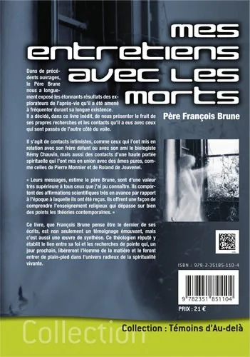 Illustration intérieure du livre « Mes entretiens avec les morts », JMG Éditions