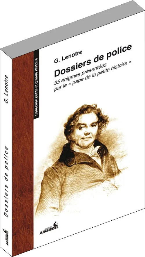 Illustration intérieure du livre « Dossiers de police », JMG Éditions