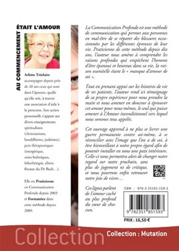 Illustration intérieure du livre « Au Commencement était l’Amour », JMG Éditions