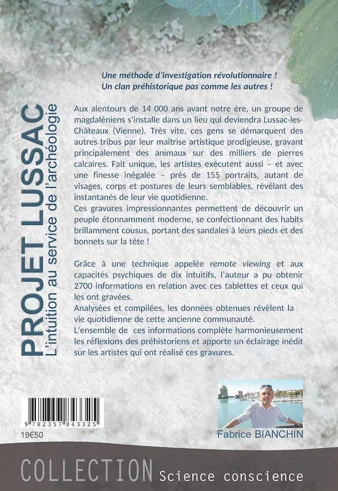 Illustration intérieure du livre « Projet Lussac : L’intuition au service de l’archéologie », JMG Éditions