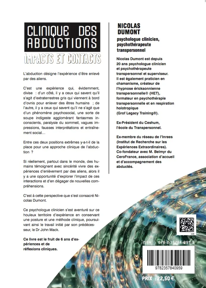 Illustration intérieure du livre « Clinique des Abductions », JMG Éditions