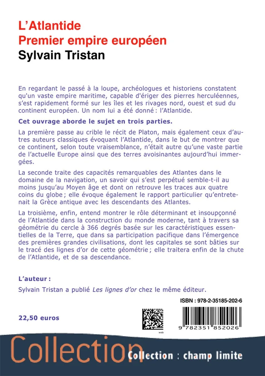 Illustration intérieure du livre « L’Atlantide, premier empire européen », JMG Éditions