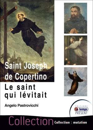 Couverture du livre « Saint Joseph de Copertino, le saint qui lévitait », JMG Éditions