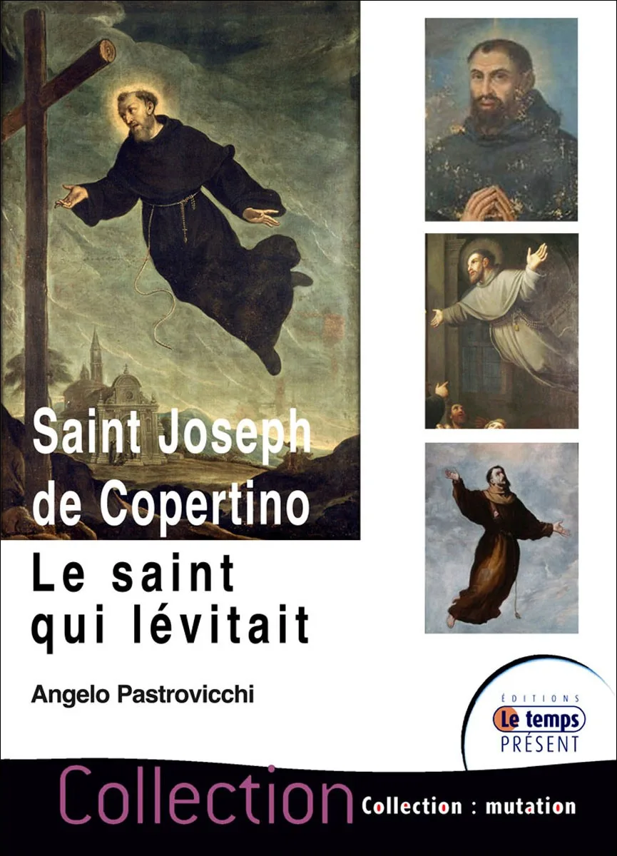 Couverture du livre « Saint Joseph de Copertino, le saint qui lévitait », JMG Éditions
