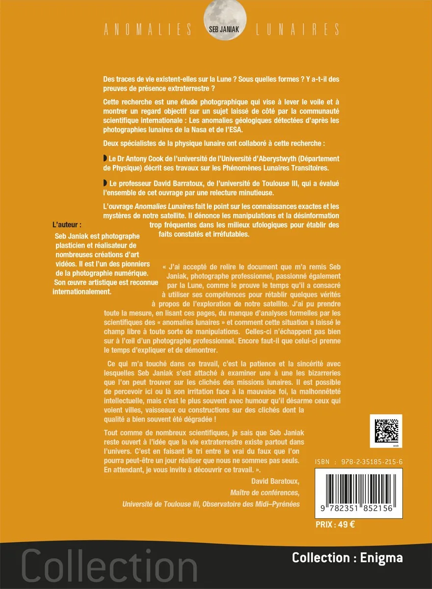 Illustration intérieure du livre « Anomalies Lunaires », JMG Éditions