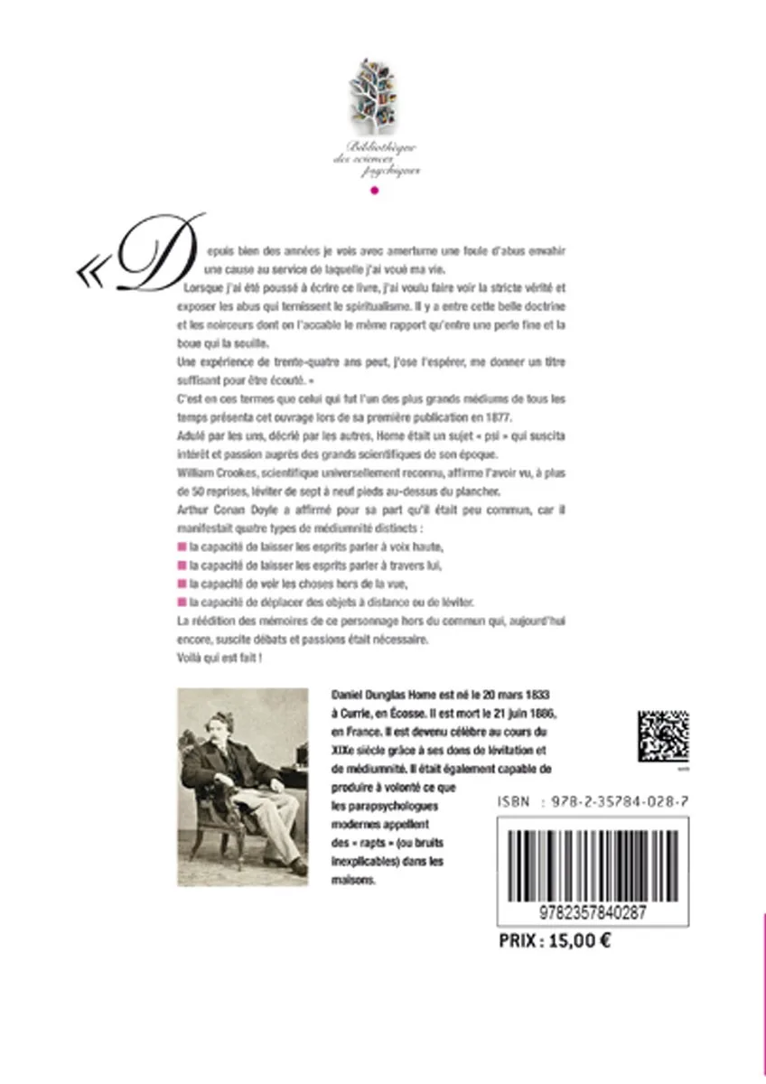 Illustration intérieure du livre « La lumière et les ombres du spiritualisme », JMG Éditions