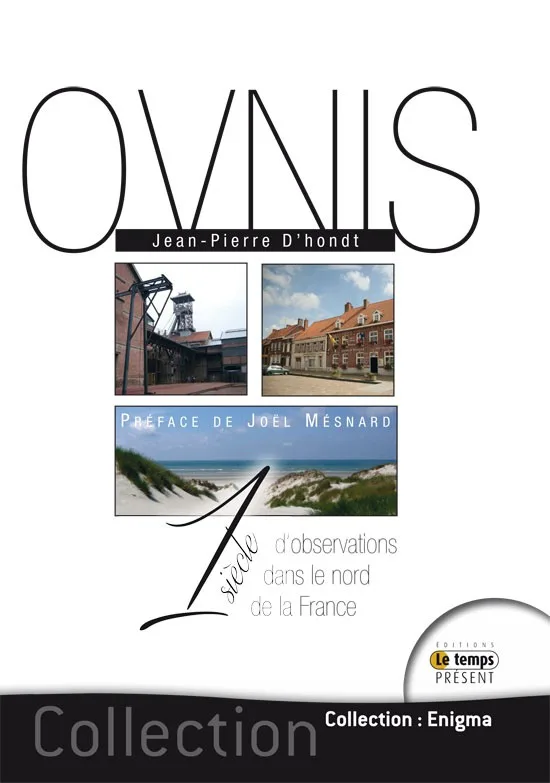 Couverture du livre « Ovnis Un siècle d’observations dans le nord de la France », JMG Éditions