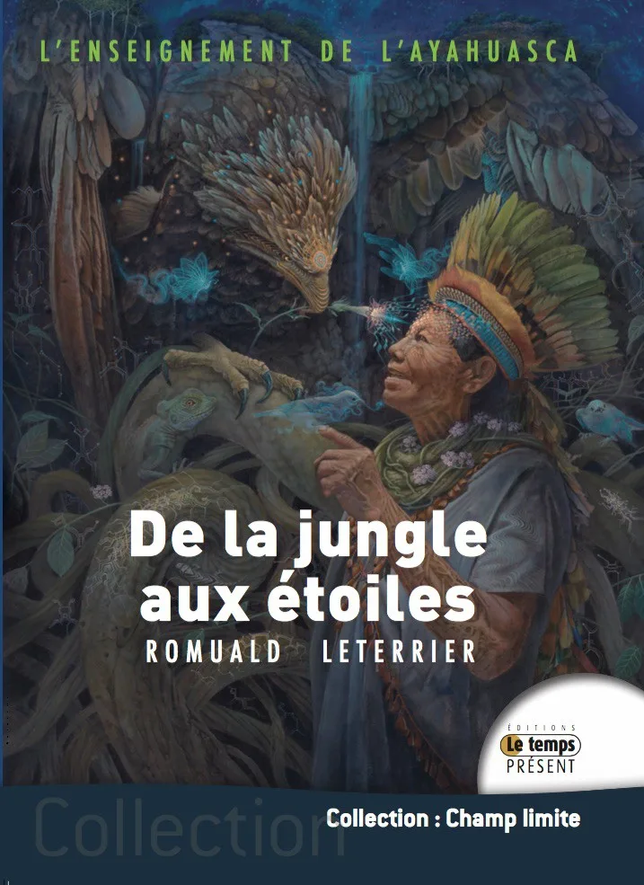 Couverture du livre « L’enseignement de l’AYAHUASCA « De la jungle aux étoiles » », JMG Éditions
