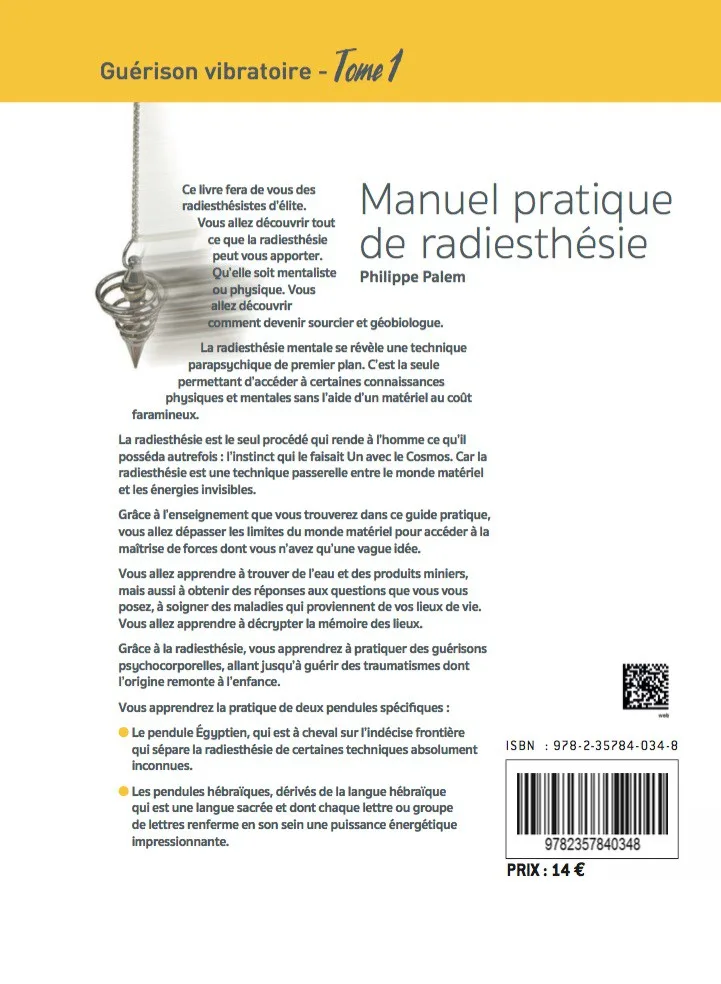 Illustration intérieure du livre « Guérison vibratoire, Manuel pratique de radiesthésie », JMG Éditions