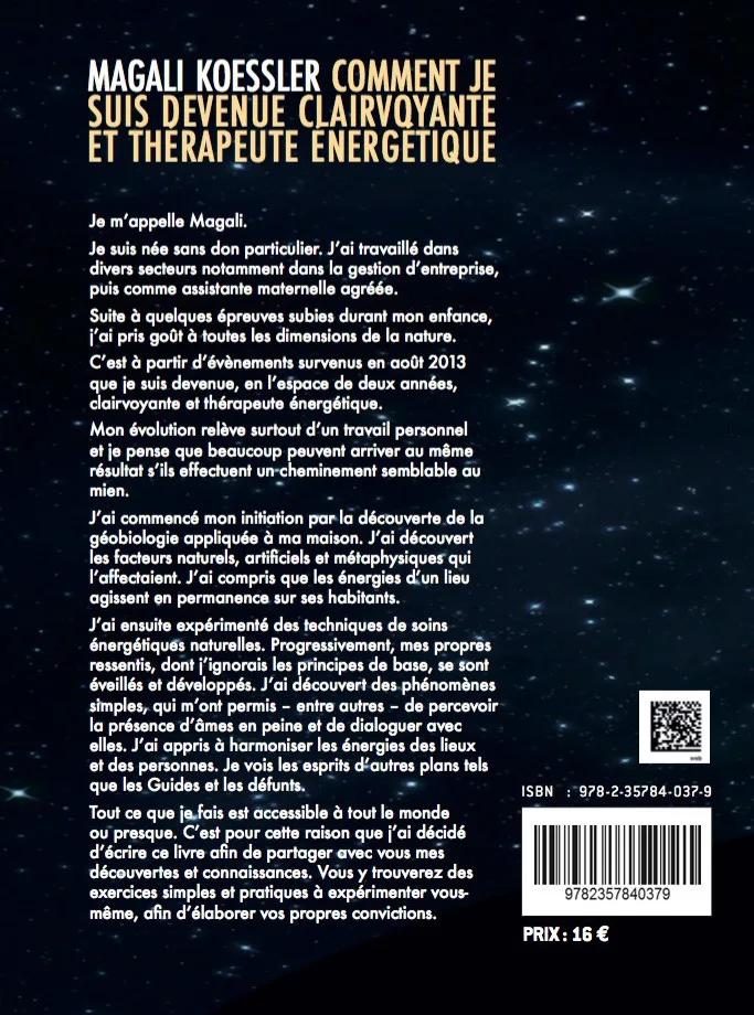 Illustration intérieure du livre « Comment je suis devenue clairvoyante et thérapeute énergétique », JMG Éditions