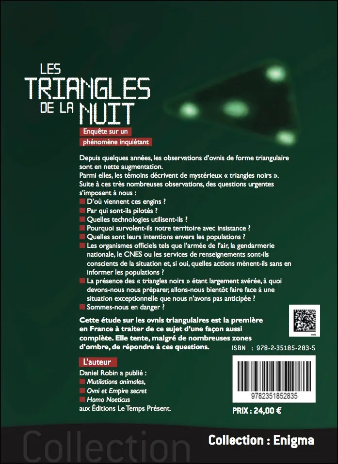 Illustration intérieure du livre « Les triangles de la nuit », JMG Éditions
