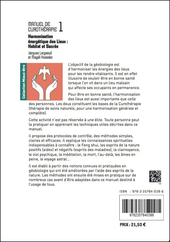 Illustration intérieure du livre « Harmonisation énergétique des LIEUX », JMG Éditions