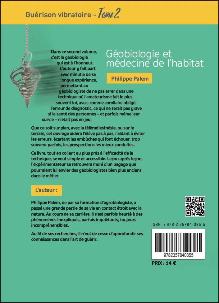 Illustration intérieure du livre « Guérison vibratoire, géobiologie et médecine de l’habitat », JMG Éditions