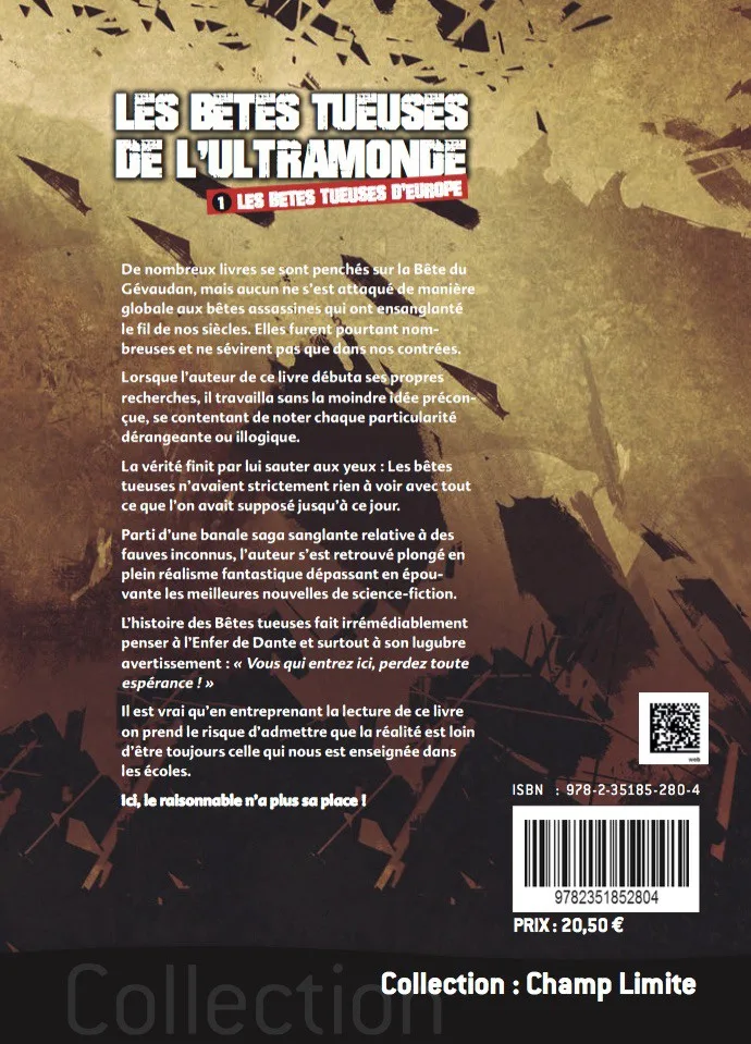 Illustration intérieure du livre « Les Bêtes tueuses de l’ultramonde », JMG Éditions