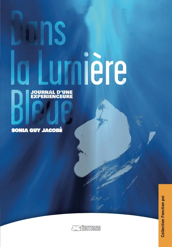 Couverture du livre « Dans la lumière bleue », JMG Éditions