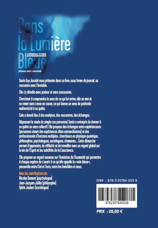 Illustration intérieure du livre « Dans la lumière bleue », JMG Éditions