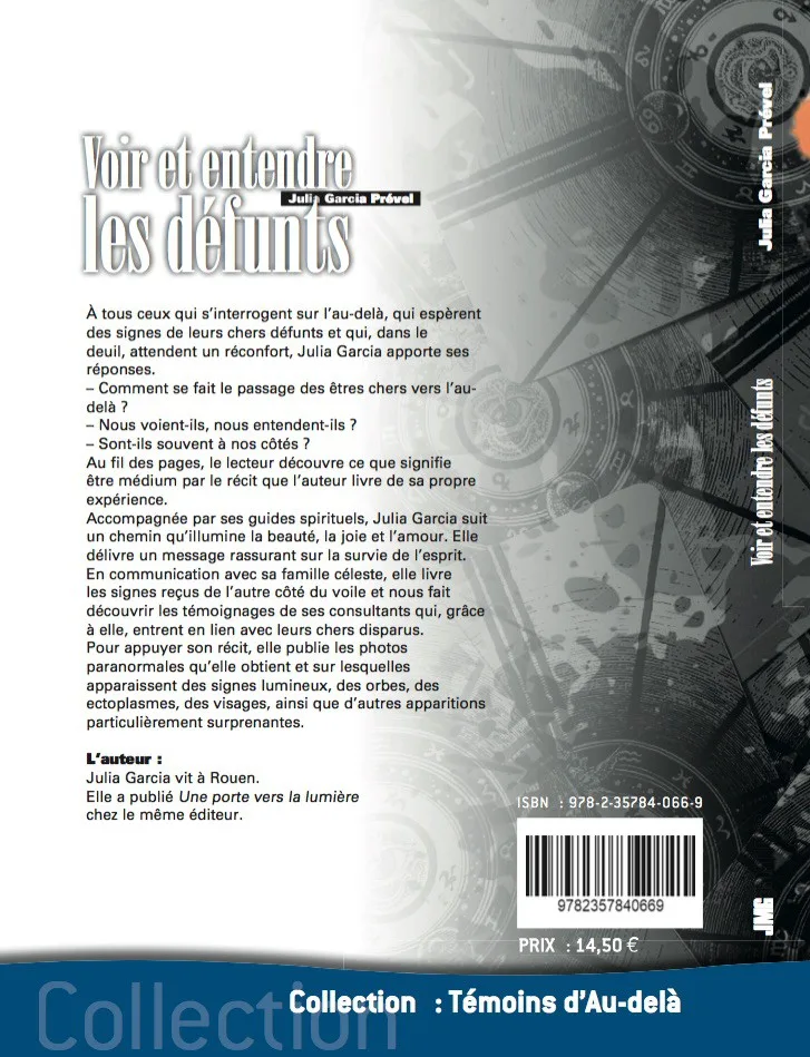 Illustration intérieure du livre « Voir et entendre les défunts », JMG Éditions