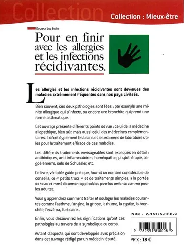Illustration intérieure du livre « Pour en finir avec les allergies et les infections récidivantes », JMG Éditions