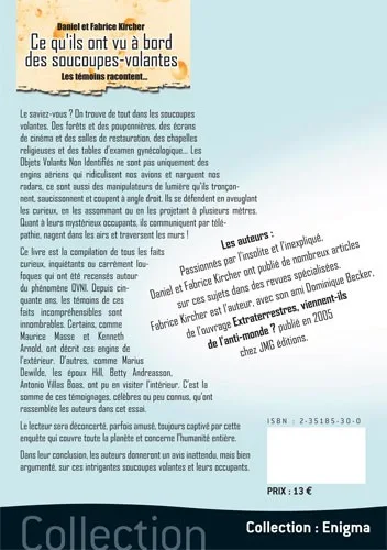 Illustration intérieure du livre « Ce qu’ils ont vu à bord des soucoupes volantes », JMG Éditions