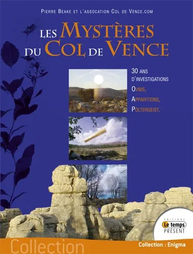 Couverture du livre « Les mystères du col de Vence », JMG Éditions