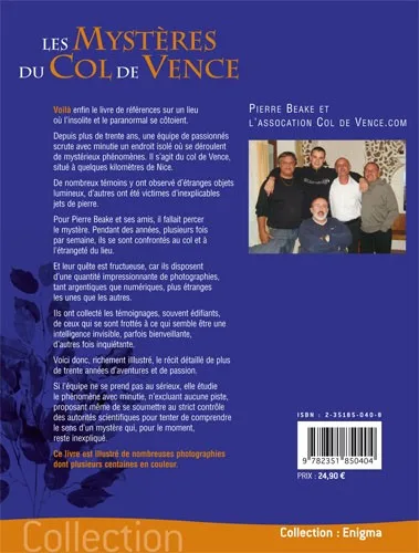 Illustration intérieure du livre « Les mystères du col de Vence », JMG Éditions