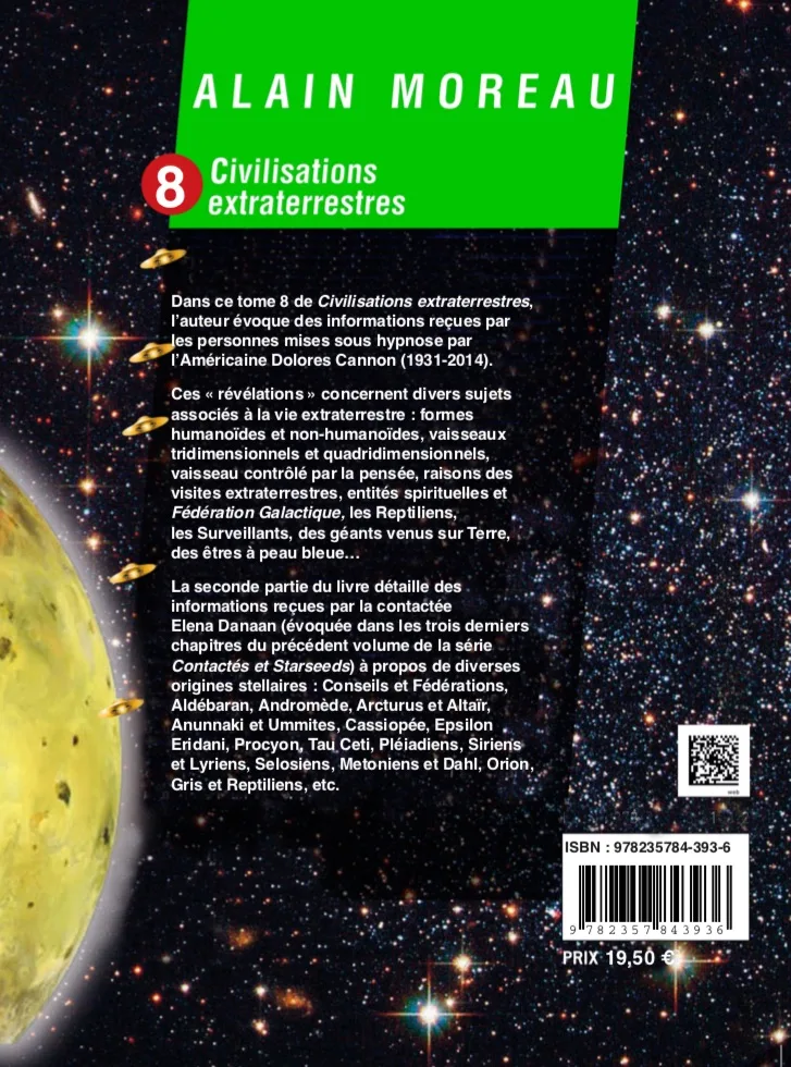 Illustration intérieure du livre « Races stellaires Civilisations extraterrestres, tome 8 », JMG Éditions