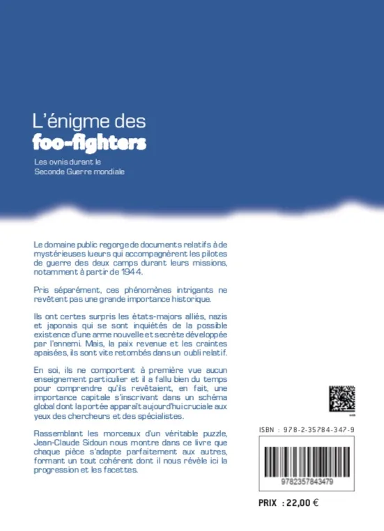 Illustration intérieure du livre « L’énigme des foo-fighters : Les ovnis durant la Seconde Guerre mondiale », JMG Éditions