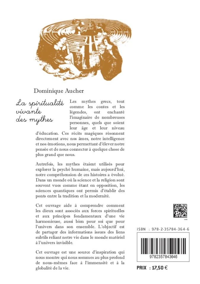 Illustration intérieure du livre « La spiritualité vivante des mythes », JMG Éditions