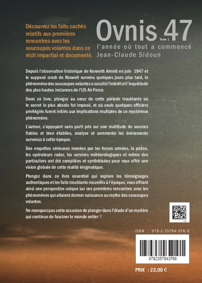 Illustration intérieure du livre « Ovnis 47, L’année où tout a commencé, Tome 1 : janvier à juillet », JMG Éditions
