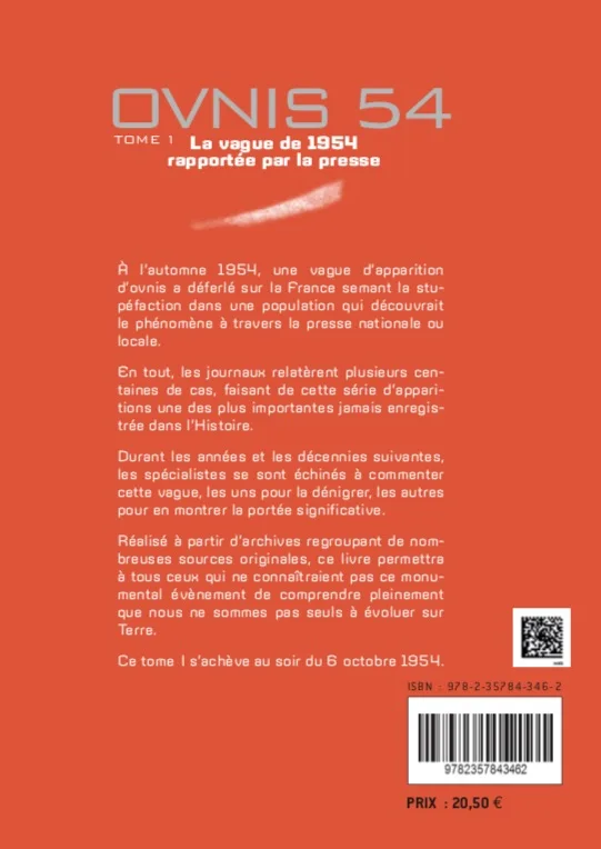 Illustration intérieure du livre « Ovnis 54 : La vague de 1954 rapportée par la presse, tome 1 », JMG Éditions