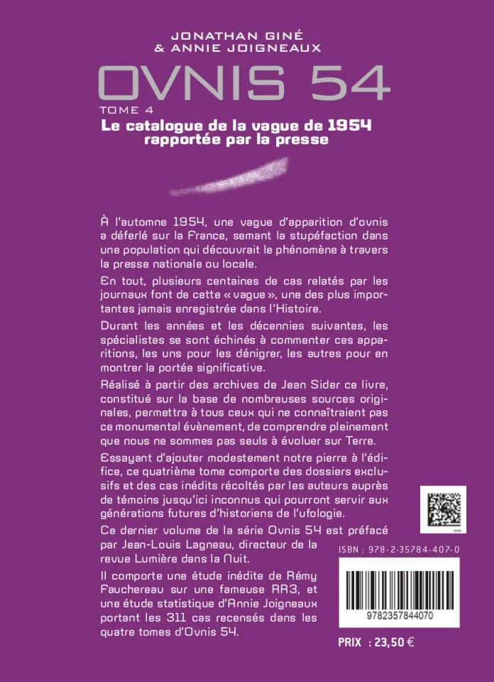Illustration intérieure du livre « Ovnis 54, La vague de 1954 rapportée par la presse, Tome 4 », JMG Éditions