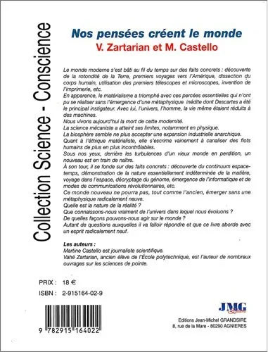 Illustration intérieure du livre « Nos pensées créent le monde », JMG Éditions