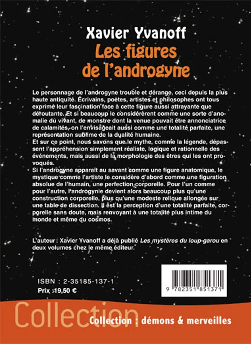 Illustration intérieure du livre « Les figures de l’androgyne », JMG Éditions