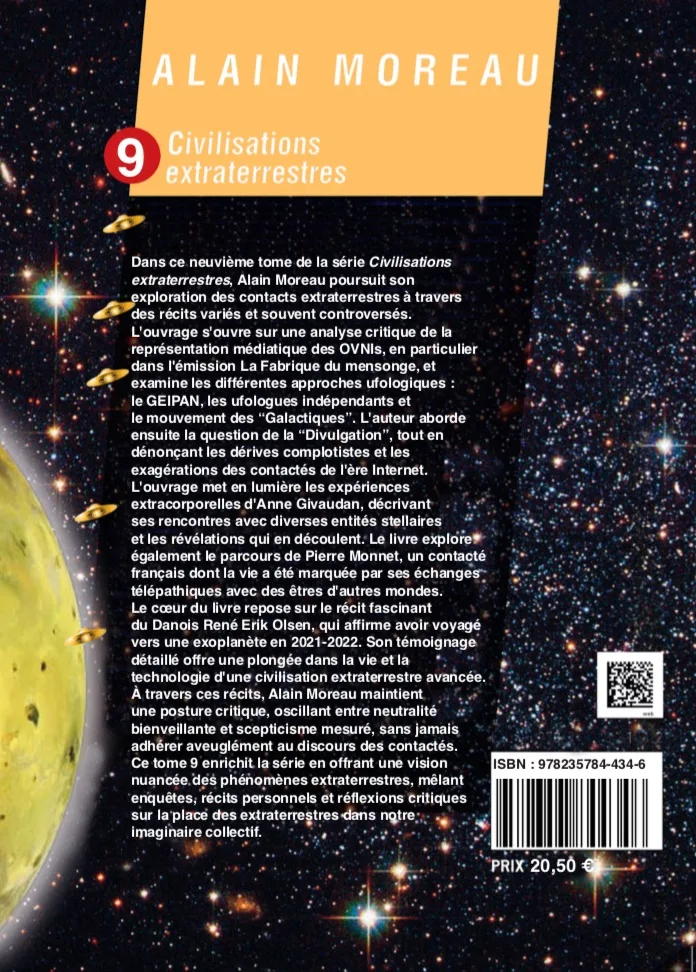 Illustration intérieure du livre « Aliens et Exoplanètes : Civilisations extraterrestres, tome IX », JMG Éditions