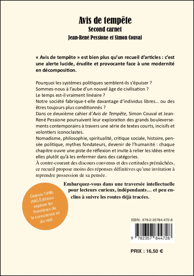 Illustration intérieure du livre « Avis de tempête, Volume 2 », JMG Éditions