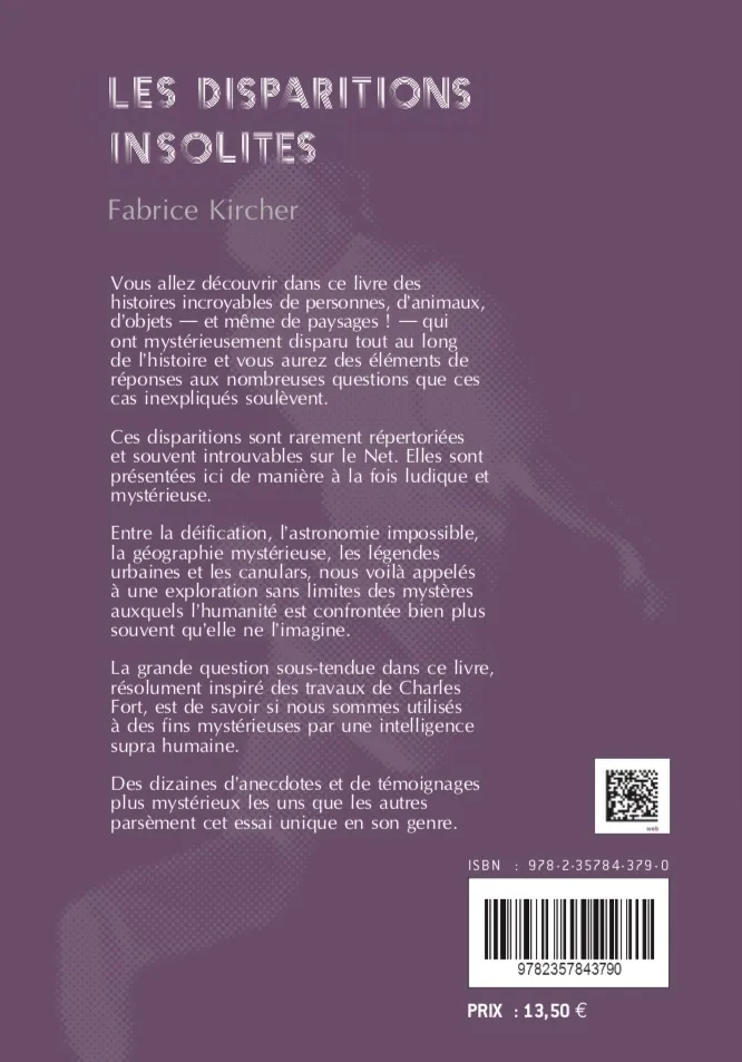 Illustration intérieure du livre « Les disparitions insolites », JMG Éditions