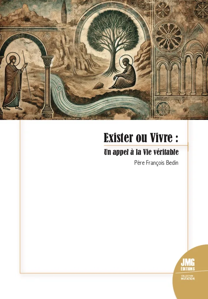 Couverture du livre « Exister ou Vivre : Un appel à la Vie véritable », JMG Éditions