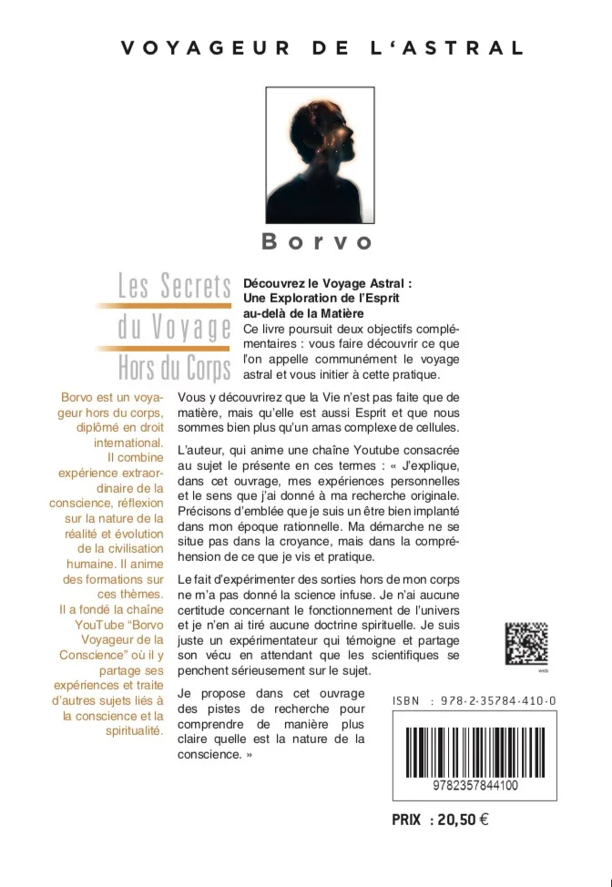 Illustration intérieure du livre « Voyageur de l ‘astral, Les Secrets du Voyage Hors du Corps », JMG Éditions