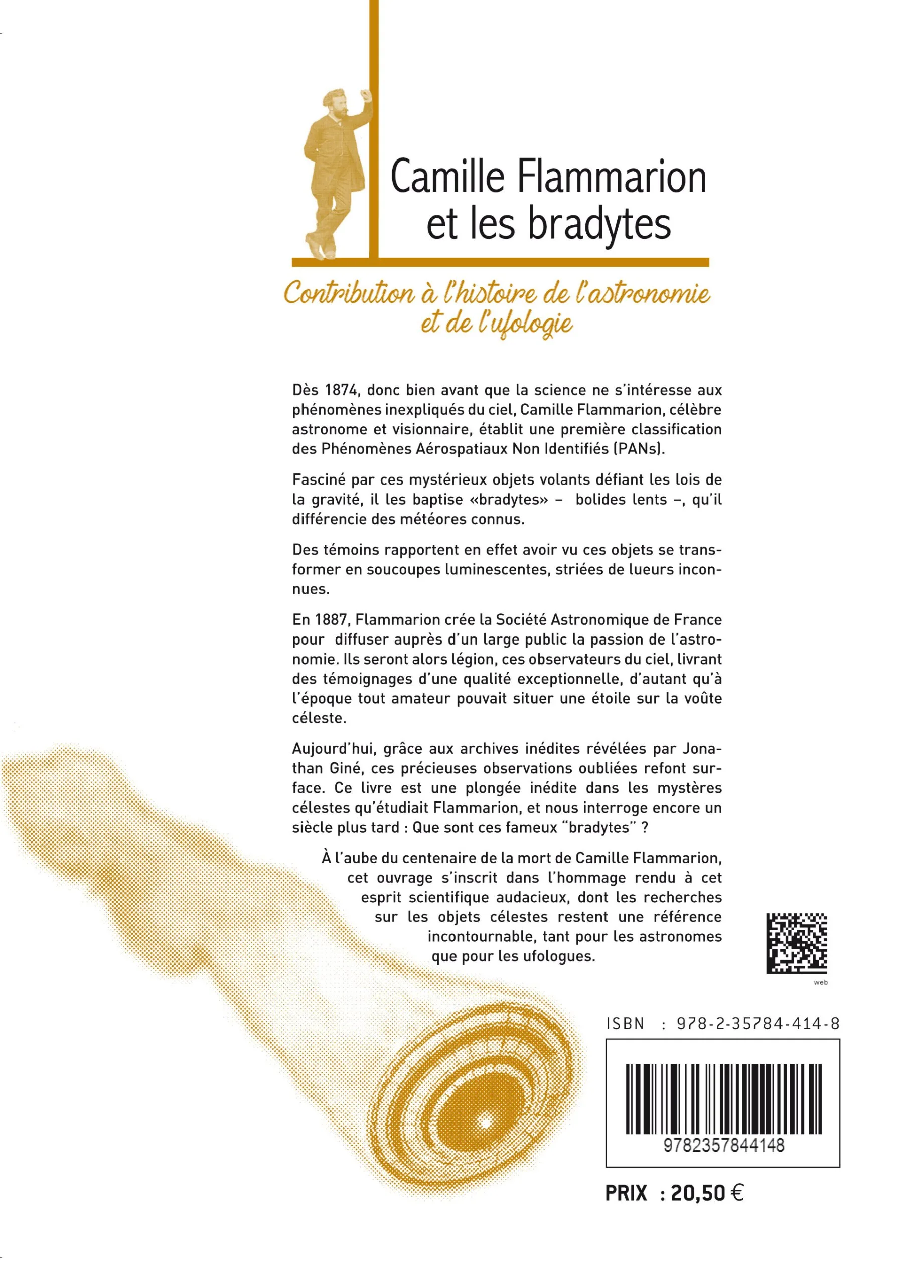 Illustration intérieure du livre « Camille Flammarion et les bradytes », JMG Éditions